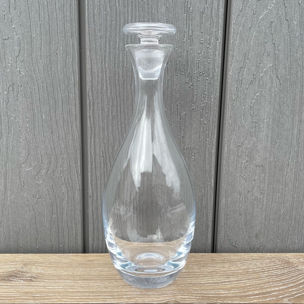 Kate Spade x Lenox Main Street Crystal Decanter Liquor Holder Made in Poland